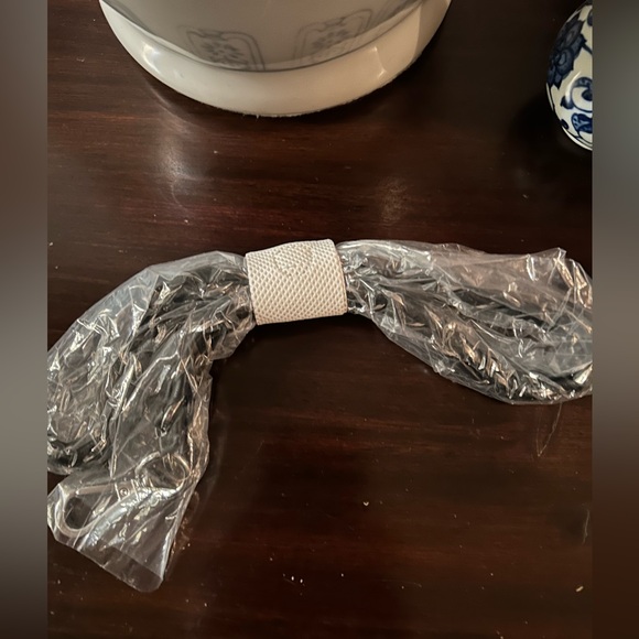 FINAL$-BN MZ WALLACE LEATHER & METAL STRAP-AUTHENTIC Pic of bag ONLY for ref - Picture 6 of 8